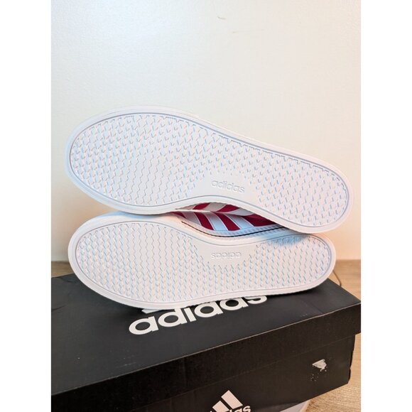 Adidas Daily 3.0 Red Skate Shoes Sneakers Lace Mens Sz 9 GY8116 Classic New - Picture 6 of 7